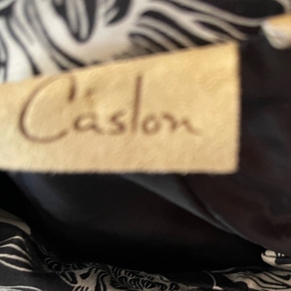 Caslon Floral Cotton Stretch Long Blazer Jacket M Petite (Fits S–M) - Picture 7 of 7